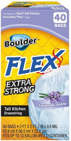 Lavender Scent Flex Odor Control Kitchen Bag